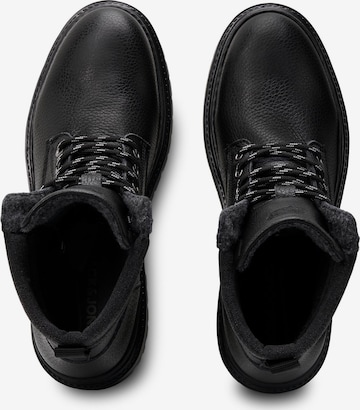 JACK & JONES Schnürboots in Schwarz