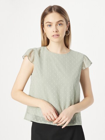 ABOUT YOU Blouse 'Blanca' in Green: front