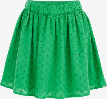 WE Fashion Rok in Groen: voorkant