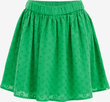 WE Fashion Rok in Groen: voorkant