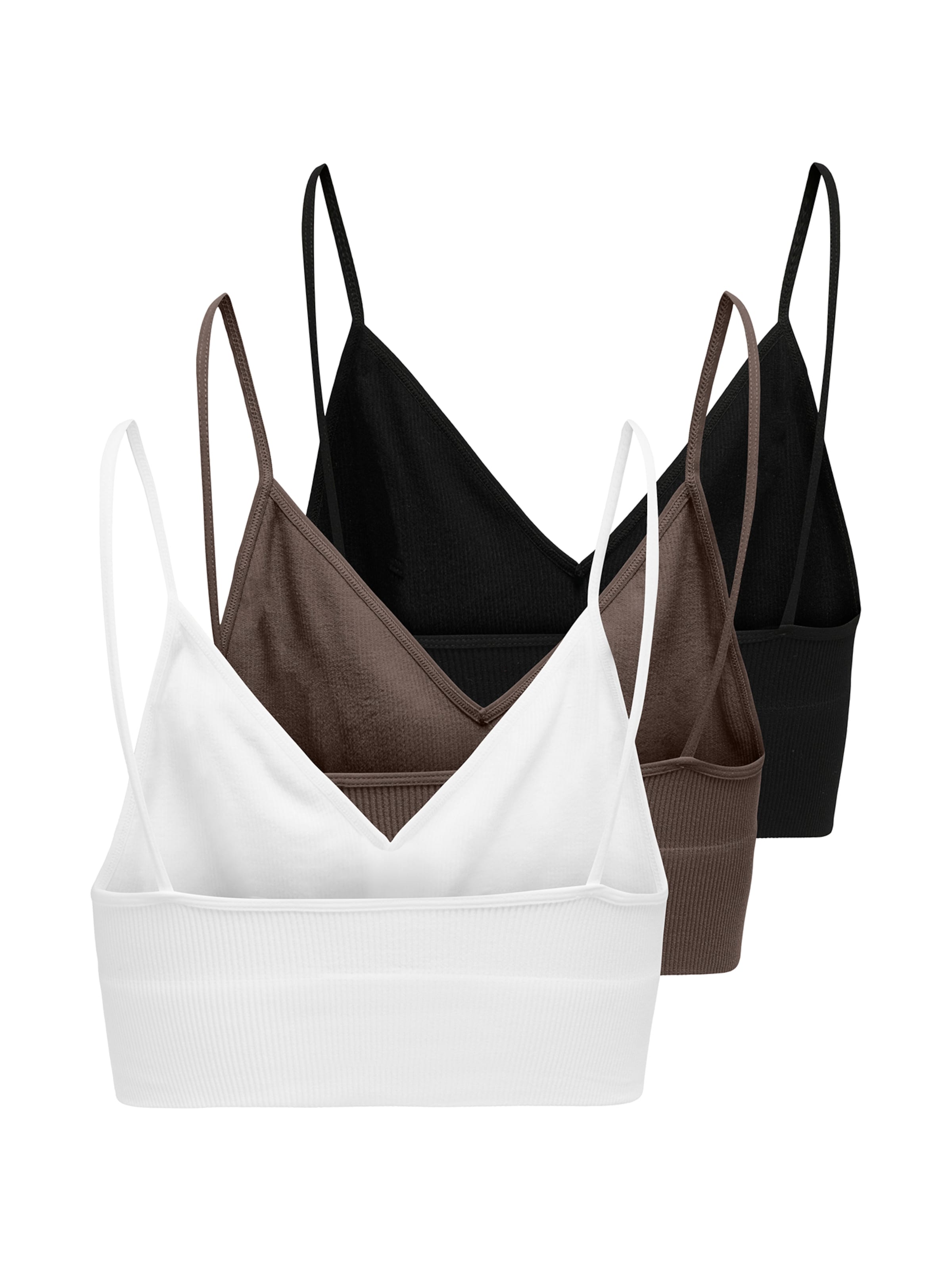 ONLY Bustier Nedrček 'ONLVICKY' | rjava barva