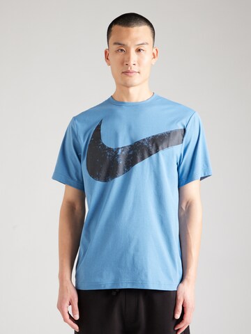NIKE Koszulka funkcyjna 'Hyverse Swoosh' w kolorze niebieski: przód
