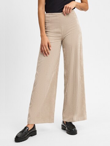 DRYKORN Wide leg Pantalon 'Before' in Bruin: voorkant