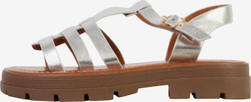 Sandales 'Kindersandalen mit Riemen' Super Mode en gris : devant