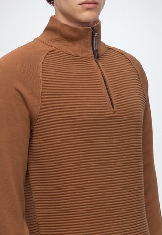 TOM TAILOR Sweater in Brown