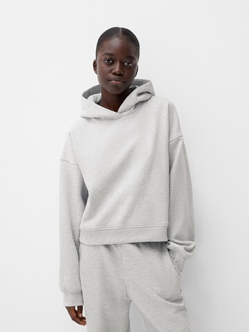 Bershka Sweatshirt in Grau: Vorderseite