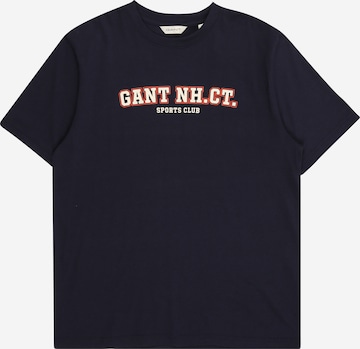 GANT - Camiseta en azul: frente