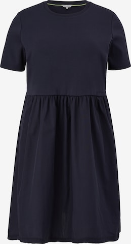 Robe TRIANGLE en bleu : devant