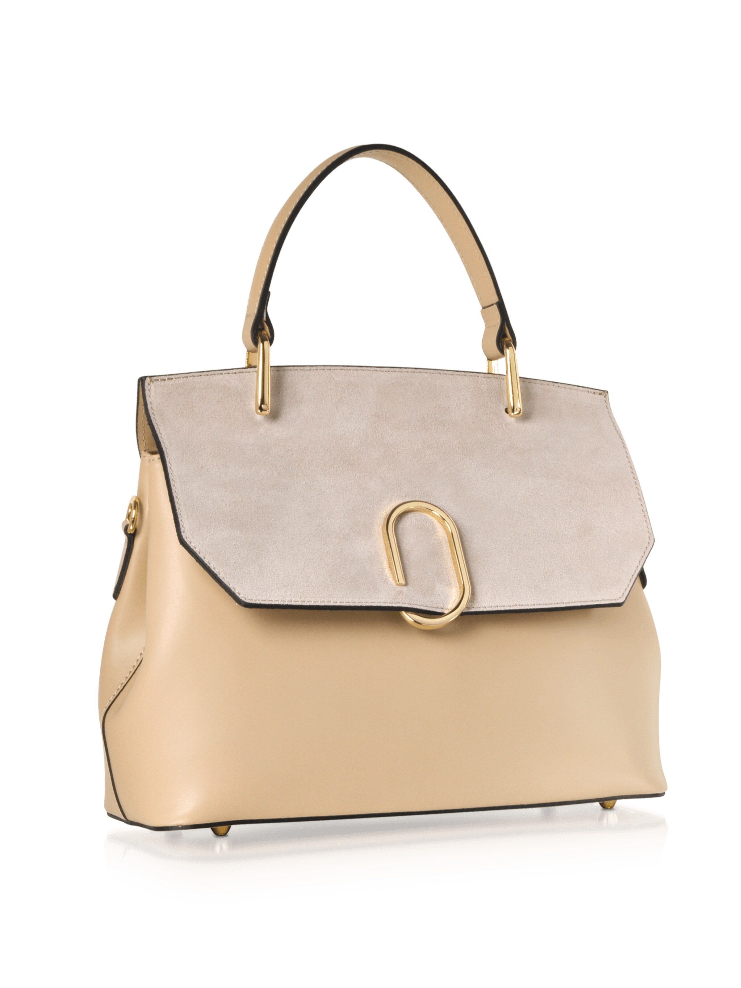 LeParmentier - Bolso de mano 'Thais' en beige