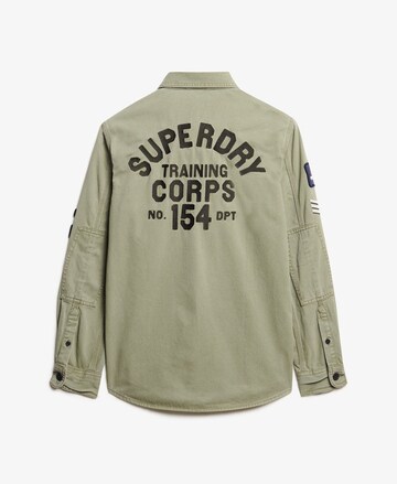 Veste mi-saison Superdry en vert