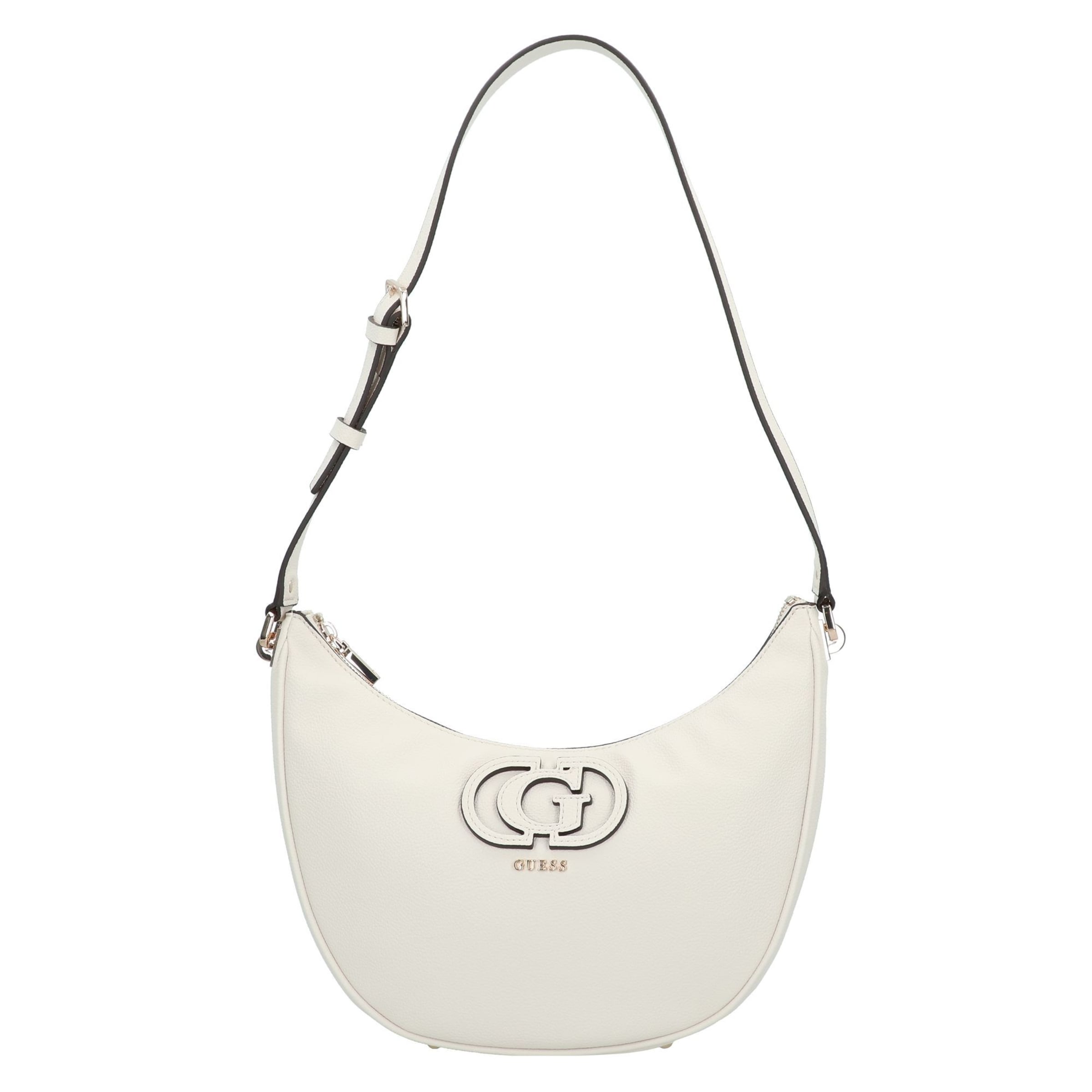 GUESS Schultertasche 'Calebra' in Weiß: Vorderseite