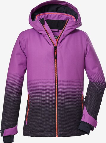 Veste de sport KILLTEC en violet : devant