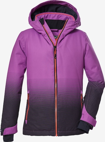 KILLTEC Athletic Jacket in Purple: front