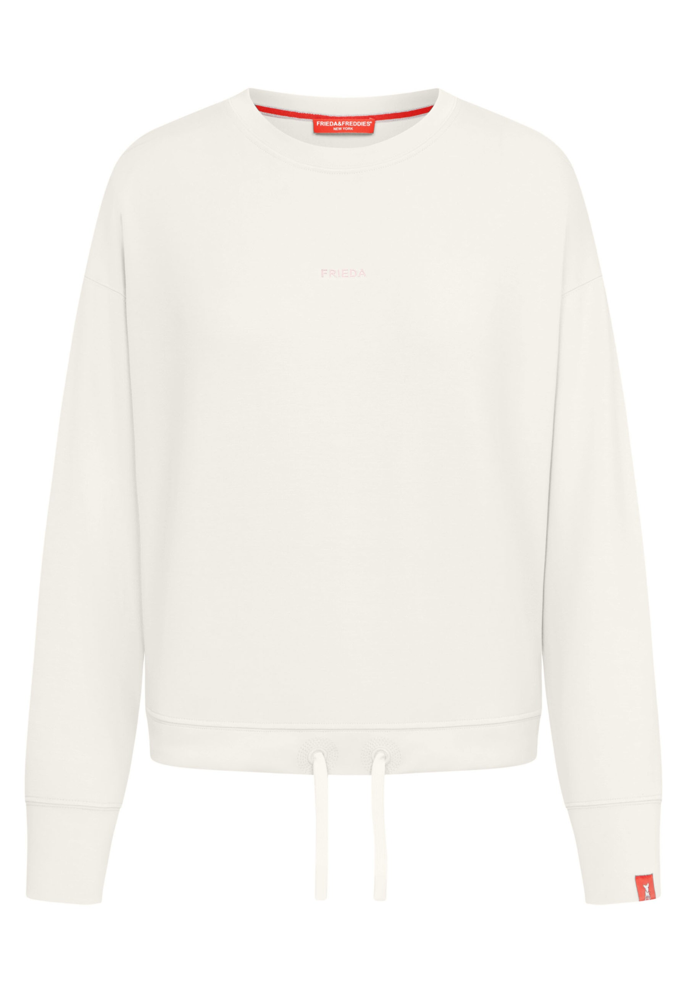Frieda & Freddies Sweatshirt in White: front
