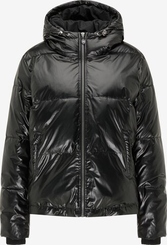 myMo ROCKS Winter Jacket 'Rocks' in Black: front