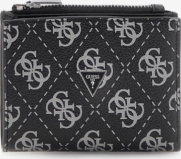GUESS Wallet 'Milano' in Black: front