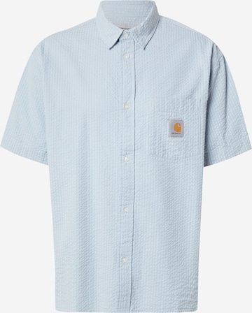 mėlyna Carhartt WIP Patogus modelis Marškiniai 'Toland': priekis