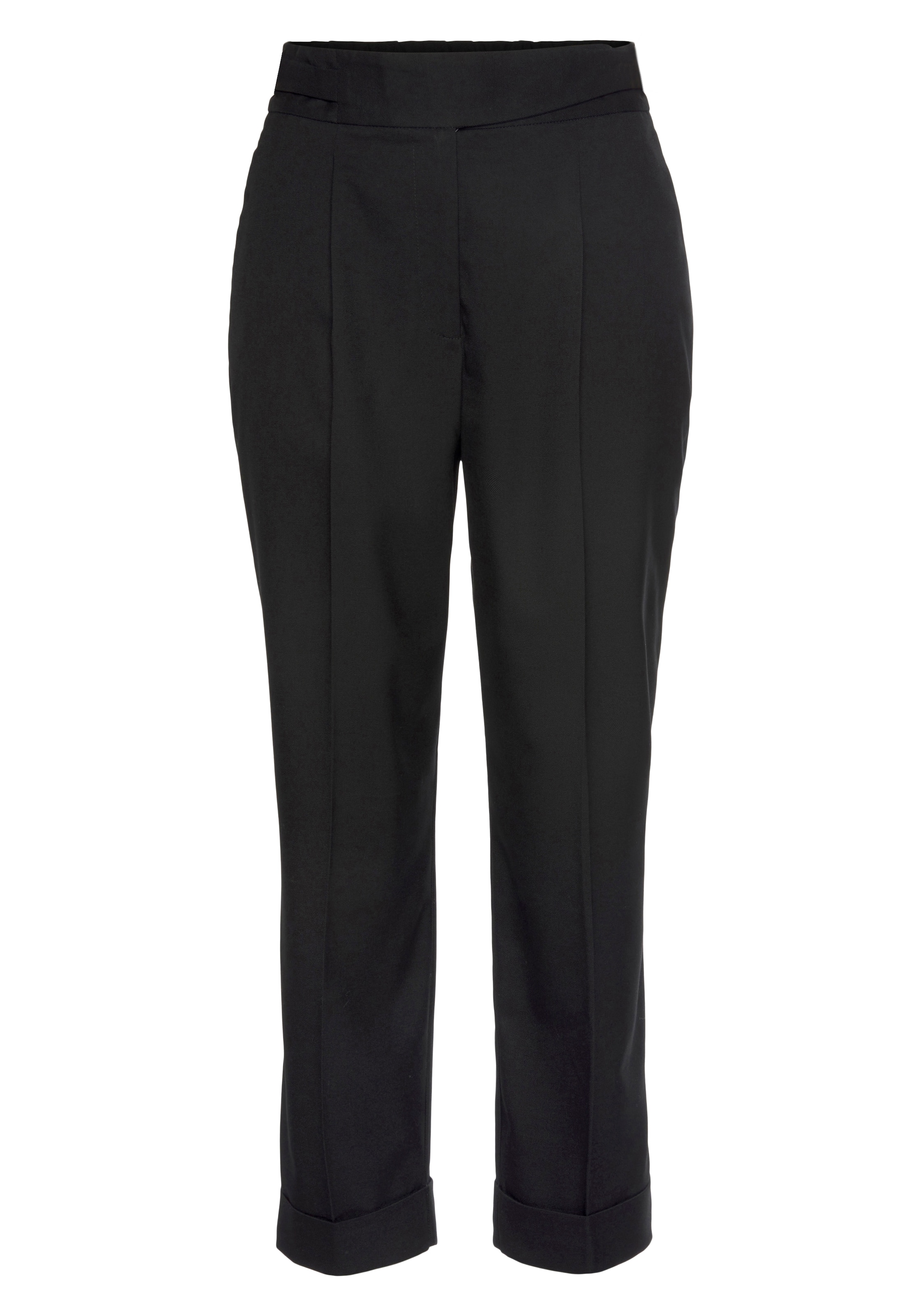 LASCANA Свободный крой Штаны в Черный: спереди