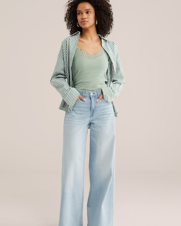 WE Fashion Toppi värissä vihreä