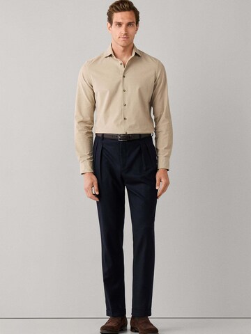 Hackett London Regular Fit Hemd in Beige