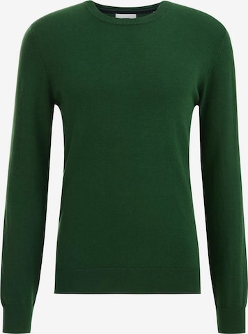 Pulover de la WE Fashion pe verde: față