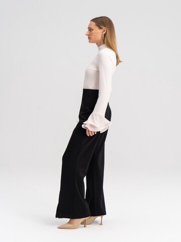 Regular Pantalon Touche Prive en noir
