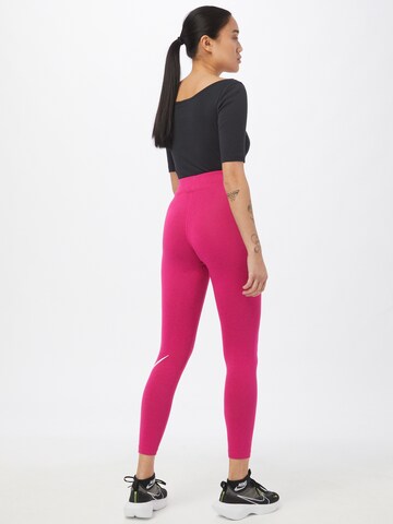 Nike Sportswear Скинни Леггинсы 'Essential' в Ярко-розовый