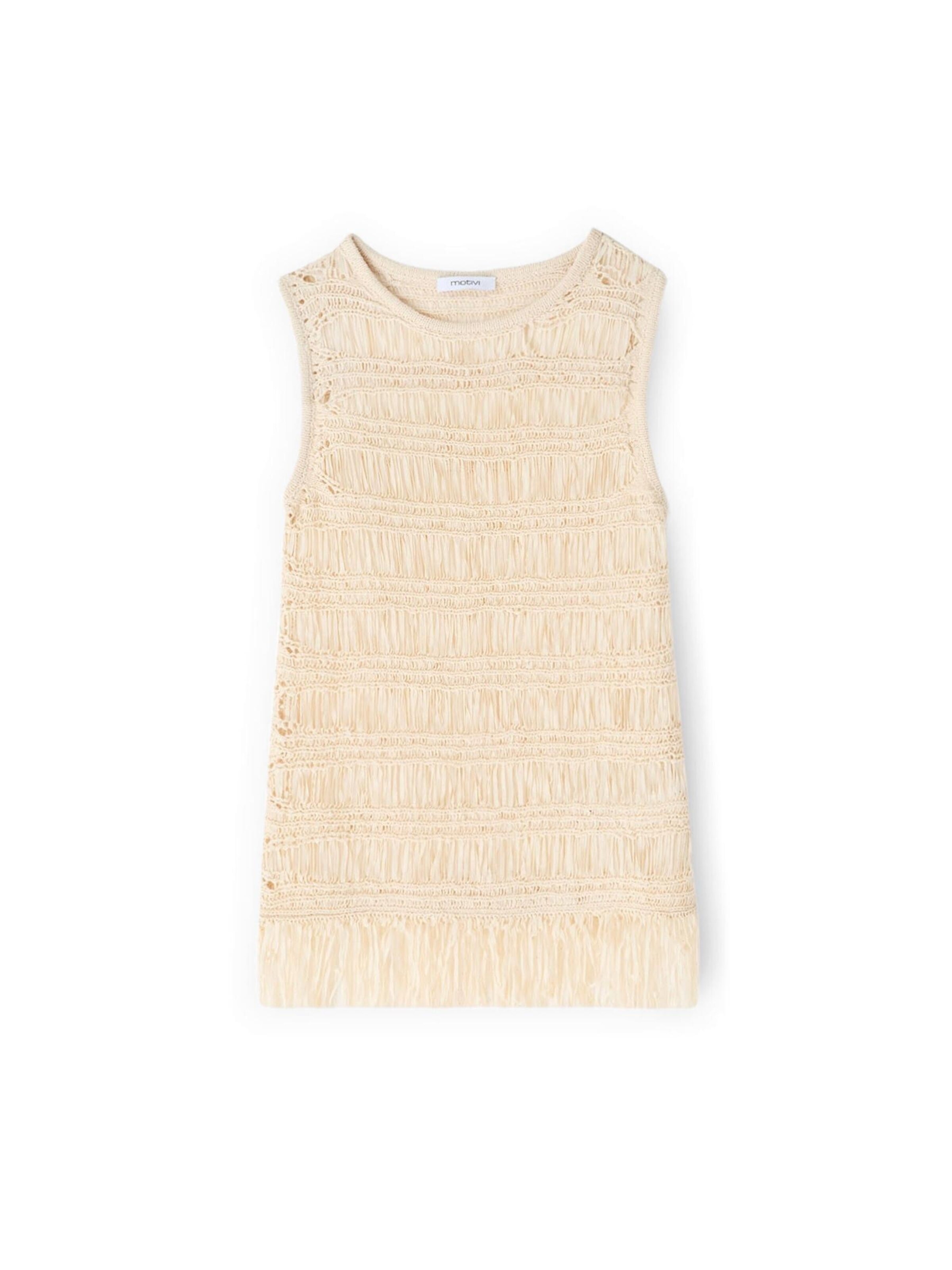 MOTIVI Sweater in XXS-XS in Beige, Item view
