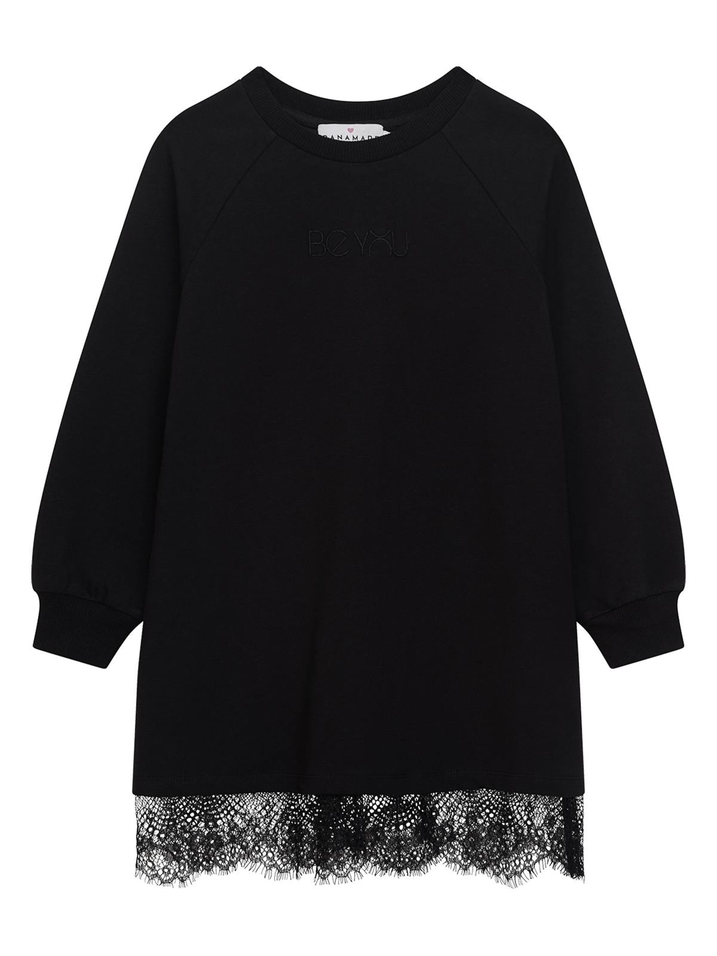 Danamade Kleid 'DFanny'‌‌‌‌ in Schwarz: Vorderseite