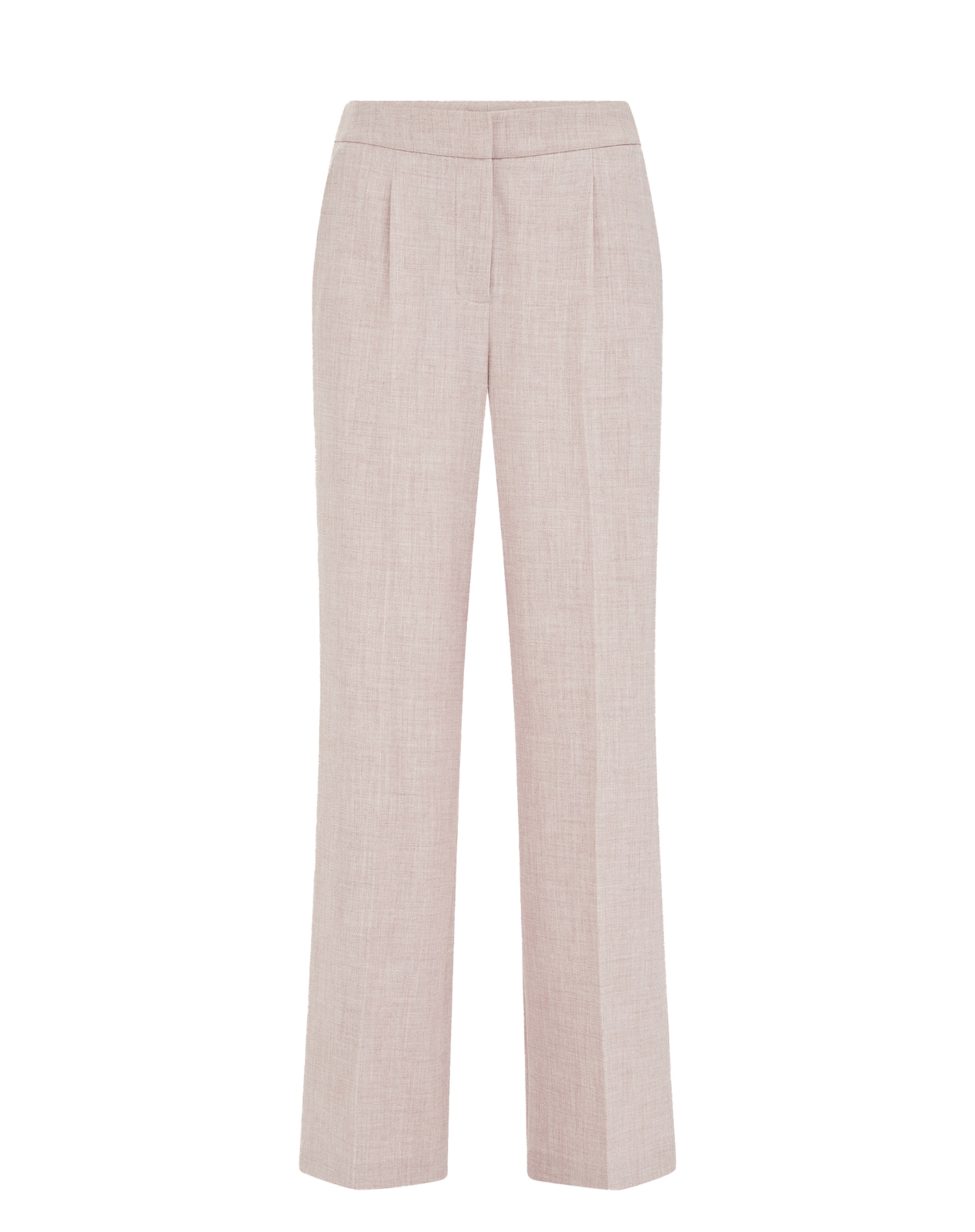 WE Fashion Обычный Плиссированные брюки в Ярко-розовый: спереди