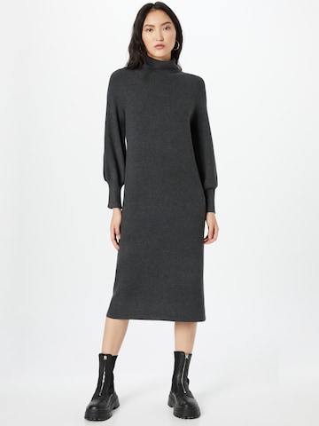 s.Oliver Knitted dress in Grey: front