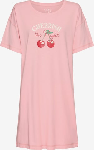 VIVANCESpavaćica košulja - roza boja: prednji dio