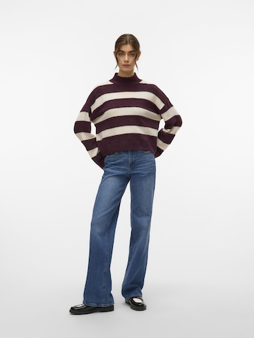 VERO MODA Pullover 'VMINnez' i rød