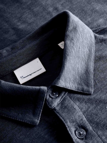 KnowledgeCotton Apparel T-Shirt in Blau