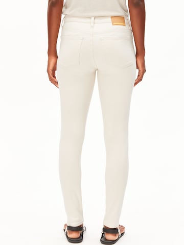 ARMEDANGELS Skinny Jeans 'TILLAA' in Beige
