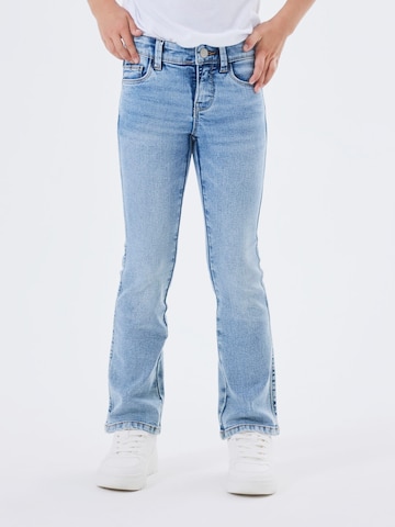 NAME IT Bootcut Kavbojke 'Polly' | modra barva: sprednja stran