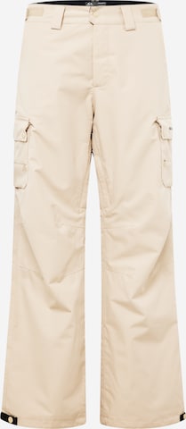 Regular Pantalon outdoor 'PIVOT' OAKLEY en beige : devant