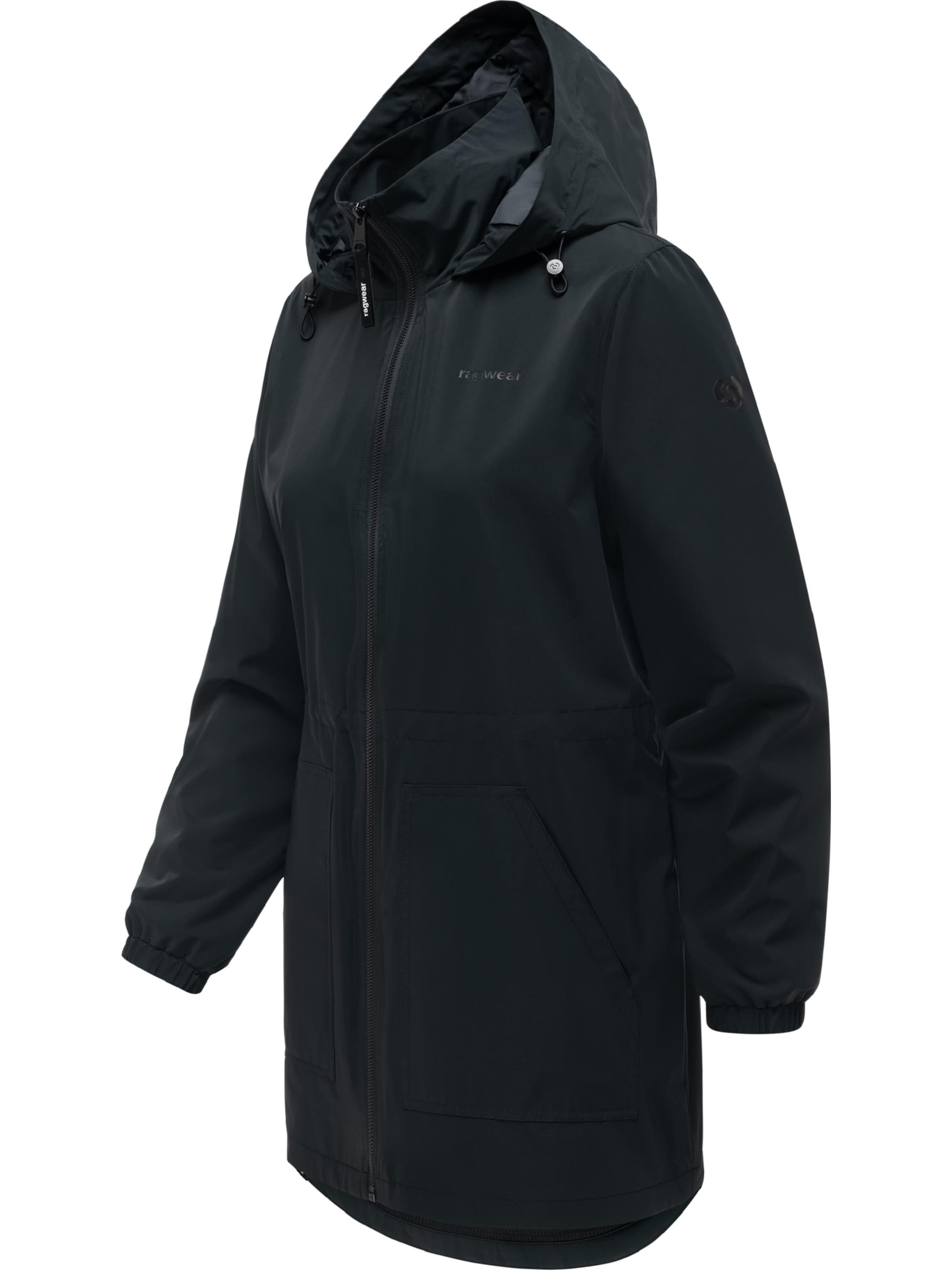Ragwear Raincoat 'Brona' in Black