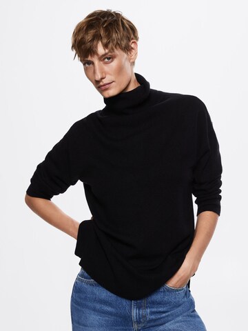 MANGO Sweater 'Rigobert' in Black: front