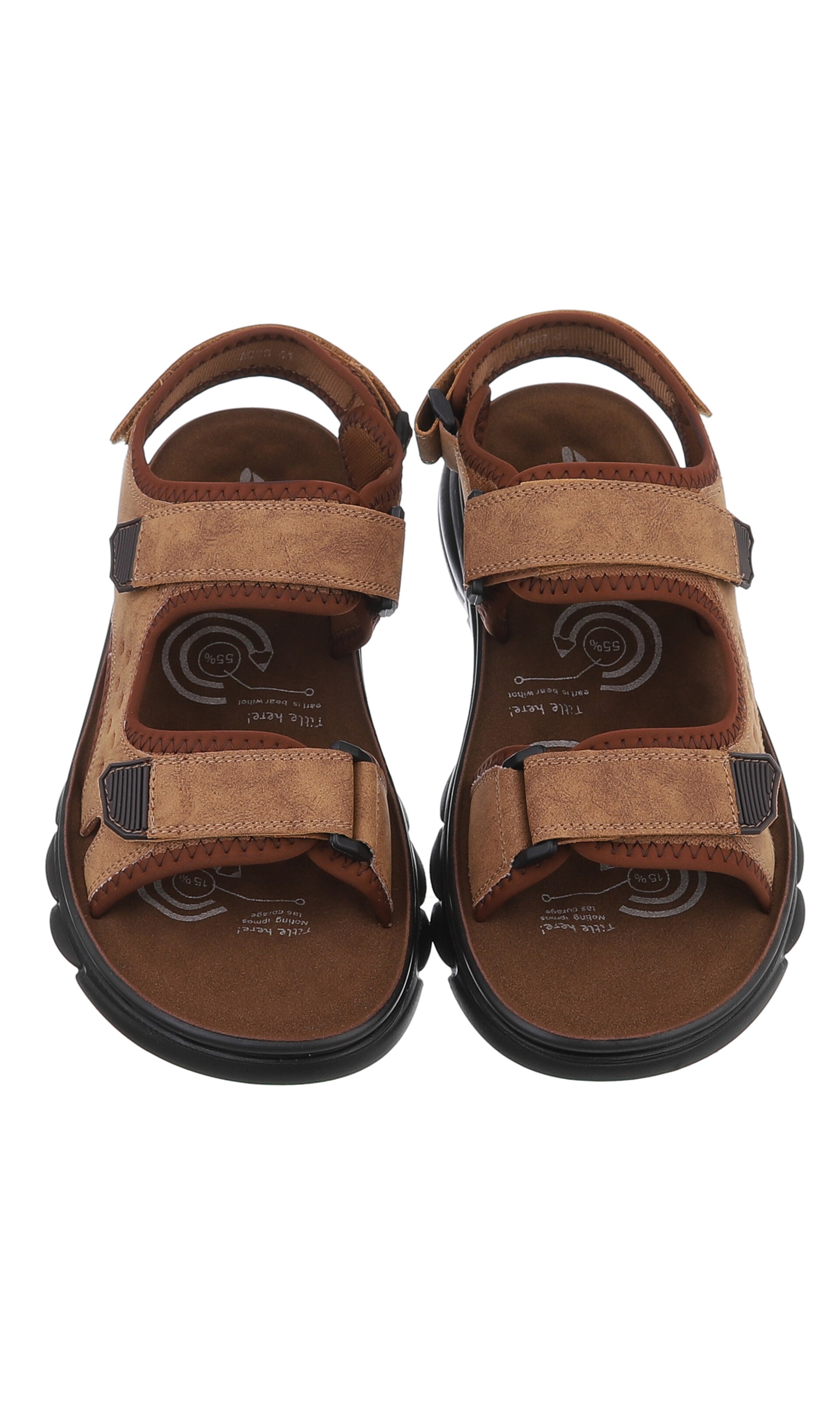 CoolWalk Hiking Sandals in Beige
