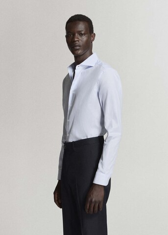 MANGO MAN Slim Fit Hemd 'Cadaques' in Blau