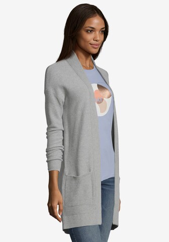 TOM TAILOR Knit Cardigan in Grey: front