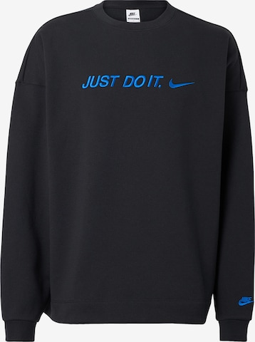 juoda Nike Sportswear Megztinis be užsegimo 'CLUB': priekis