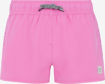 PROTEST Athletic Swimwear 'PRTTAYLOR JR' in Pink: front