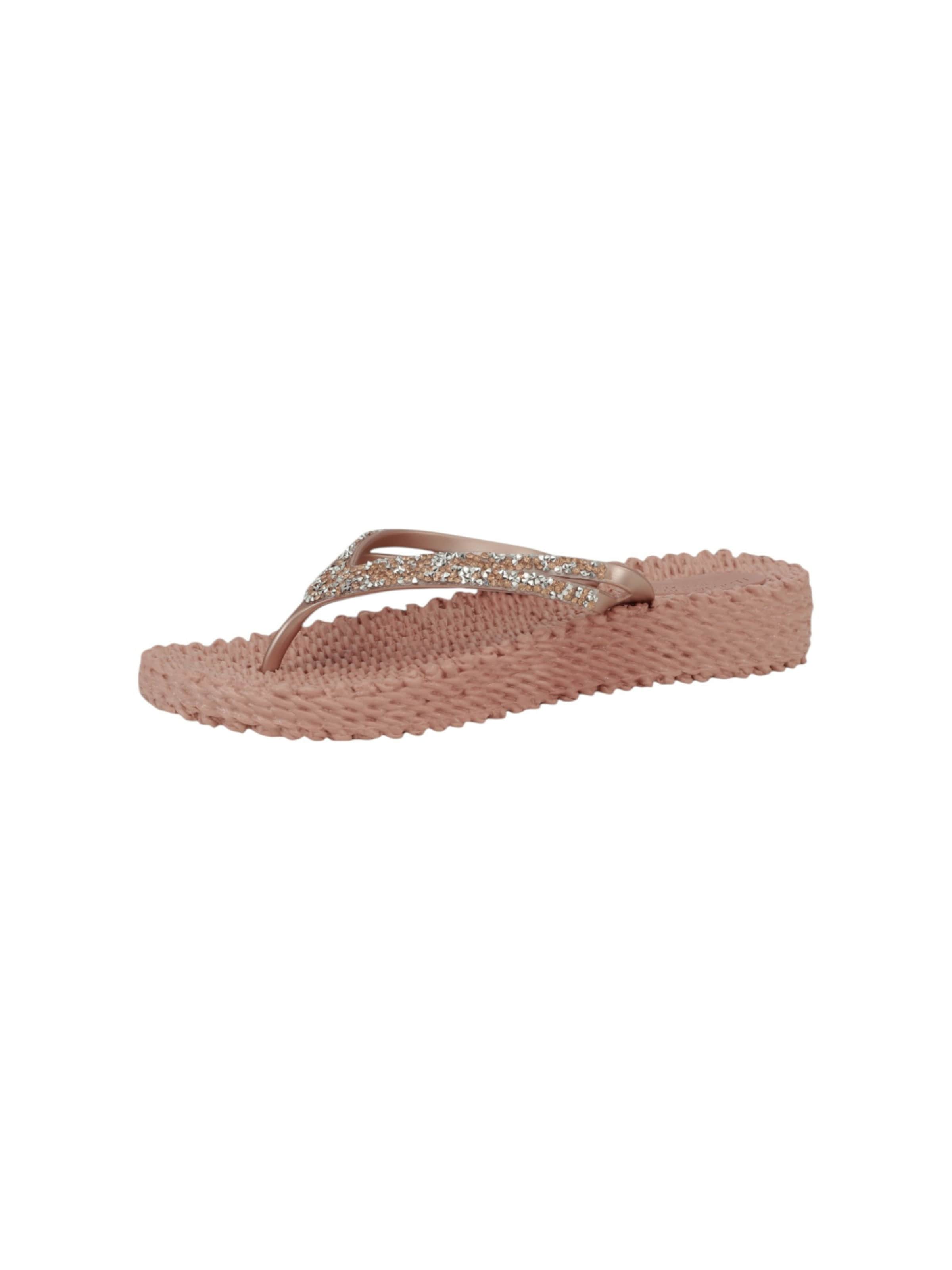 ILSE JACOBSEN T-Bar Sandals 'Cheerful08M' in Pink: front