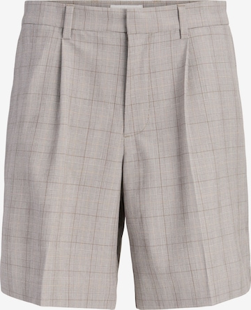 JACK & JONES - Pantalón plisado en marrón: frente