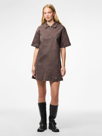PIECES Dress 'SELMA' in Brown