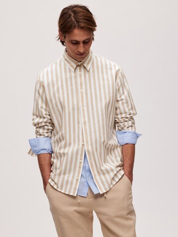 Regular fit Camicia di SELECTED HOMME in beige