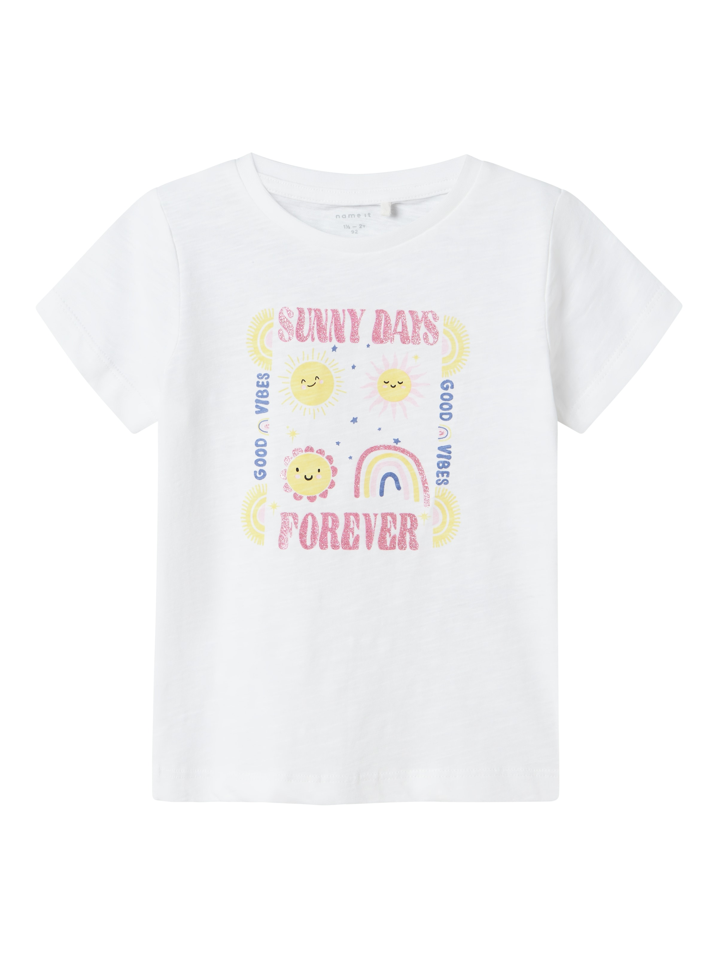 balta NAME IT Marškinėliai 'NMFJEANETTE': priekis