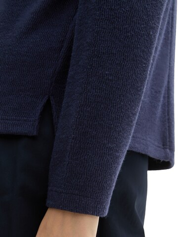TOM TAILOR Sweatshirt in Blue